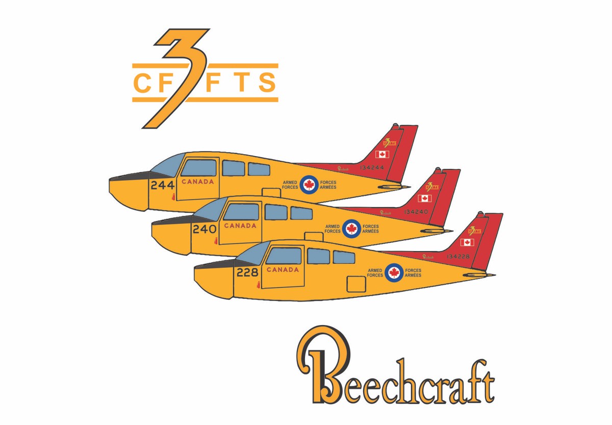3x Beechcraft Musketeers
